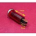 Dashboard Indicator Warning Light -  Red Includes Bulb    BCA4780