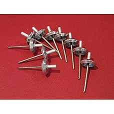 Round Tuckers Moulding Clip 14.2mm moulding 3.2mm hole  Pack of 10     GHF1437-SetA