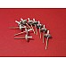 Round Tuckers Moulding Clip 14.2mm moulding 3.2mm hole  Pack of 10     GHF1437-SetA