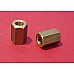 Brass Nut Manifold & Downpipe   5/16" UNF.  3/4 Inch Long      GHF261A-SetA