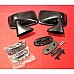 Tex Door Mirror Set -  Matt Black - Sold as a Pair  M6899-SetA