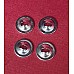 Brake shoe retaining (steady) pin retaining washer / collet. (Sold as a Set of 4) 17H4374-SetA