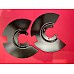 Brake Disc Dust Shield LH & RH (Pair) Powder Coated Triumph GT6 MK3 & Vitesse 2.0L Cars 2132323PC