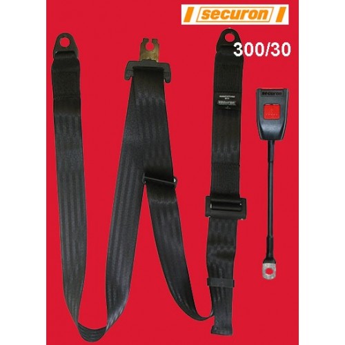 Securon Static Front Seat Belt (217cm) and Anchor. (With 30cm Stalk) Securon-300/30 Securon Static Front Seat Belt (217cm) and Anchor. (With 30cm Stalk) Securon-300/30