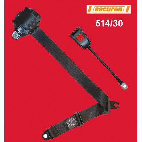 Securon Inertia Reel Lap & Diagonal Seat Belt (265cm) Horizontal or Vertical Retractor Mount   Securon-514/30