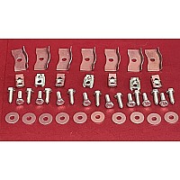 Gearbox Tunnel Cover Fixing Kit. Triumph TR4, TR5, TR6, Spitfire. 713569FK.