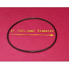 Instrument Seating Rubber O Ring 4" Diameter - AJH5178