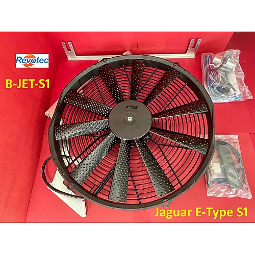 Revotec Cooling Fan Kit - Jaguar E-Type Series 1, 3.8/4.2 Litre. B-JET-S1