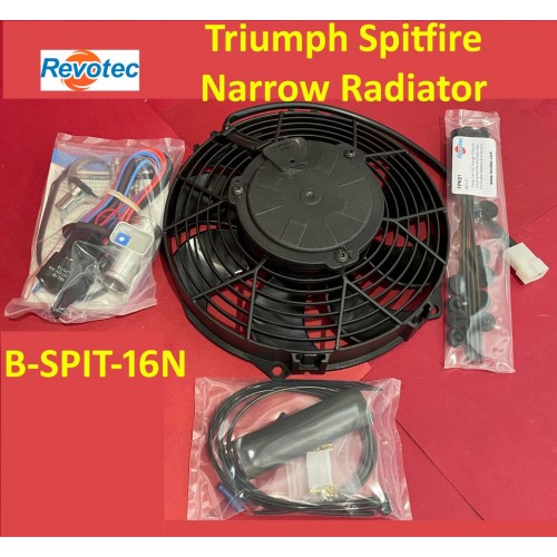 Revotec Cooling Fan Kit - Triumph Spitfire (Narrow Rad). B-SPIT-16N Revotec Cooling Fan Kit - Triumph Spitfire (Narrow Rad). B-SPIT-16N