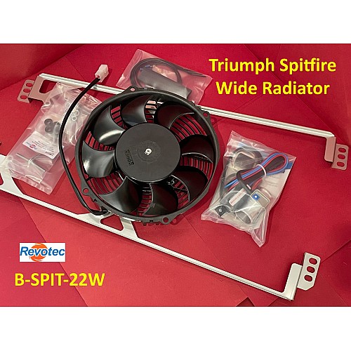 Revotec Cooling Fan Kit - Triumph Spitfire (Wide Rad). B-SPIT-22W Revotec Cooling Fan Kit - Triumph Spitfire (Wide Rad). B-SPIT-22W
