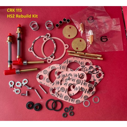 S.U Genuine HS2 Rebuild Kit - For a Pair of HS2 Carburettors CRK 115 S.U Genuine HS2 Rebuild Kit - For a Pair of HS2 Carburettors CRK 115