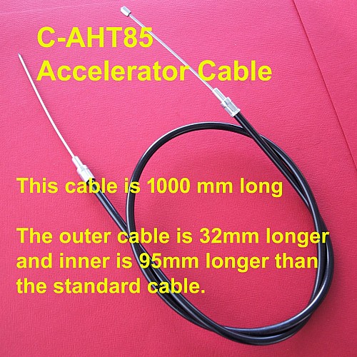 Accelerator Cable - Classic Mini Heavy Duty Nylon Sleeved Cable C-AHT85 Accelerator Cable - Classic Mini Heavy Duty Nylon Sleeved Cable C-AHT85