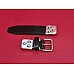 Works Style Black Leather Bonnet Strap.   C-AJJ3380