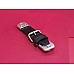 Works Style Black Leather Bonnet Strap.   C-AJJ3380