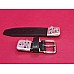 Works Style Black Leather Bonnet Strap.   C-AJJ3380