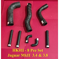 Water Hose Kit  JAGUAR MKII 3.4 & 3.8  KEVLAR - 12 Piece Set   HK011