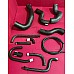 Water Hose Kit  JAGUAR XJ6 & XJ12 Series 2   4.2 1974 TO 1978  KEVLAR 13 Piece Set   HK024