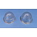 L594 Lucas Clear Glass Light Lens. Beehive Lens sold as pair   LKB200-SetA