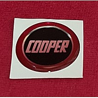 COOPER Stick On Gear Lever Knob Emblem - Self Adhesive  MSA2007