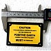 Positive Earth Polarity Warning Plate For Engine Bay    POS1