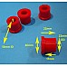 Morris Minor Saloon & Morris Minor Convertible Rear Spring Shackle Polyurethane Bush. (Set of 4)  SUS104A-SetA