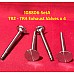 Exhaust Valve - 3/8 inch Stem - Triumph TR2 - TR4   (Sold as a set of Four) 108806-SetA