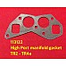 Gasket - Manifold to Cylinder Head - High Port - Triumph TR2 - TR4a  (Sold as a pair)  113122-SetA