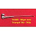 Wiper Arm - Spline Fitting - Right Hand Drive   Triumph TR3-TR3a   114485