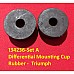 Differential Mounting - Cup - Rubber - Triumph Stag 2000  2.5  TR4a- TR6  (Sold as a pair) 134236-SetA