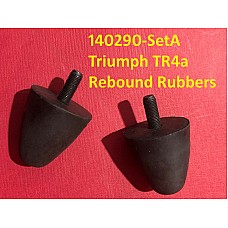 Rebound Rubber  - Trailing Arm and Wheel Arch - Triumph TR4a   (Sold as a Pair)   140290-SetA