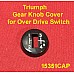 Triumph Gear Knob Cover for Over Drive Switch    153515CAP