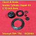 Clutch & Brake Master Cylinder Repair Kit - 0.70 inch Bore - Triumph TR4- TR6    18G8986TRW