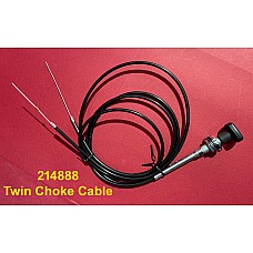 Choke Cable - Pictorial Type Knob - Dual Cable Assembly - Triumph  214888