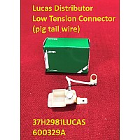 Lucas Distributor Low Tension Connector (pig tail wire) With Lucar Connecter   37H2981LUCAS