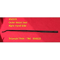 Door Weatherstrip Seal - Window to Door Outer - Right Hand  - Triumph TR4 - TR6   850325