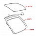 MGB GT & MGC GT Full Tailgate Seal (Inner)  (4M) AHH7833