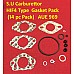 S.U Carburettor  HIF4 Type  Gasket Pack   (14 pc Pack)   AUE 969