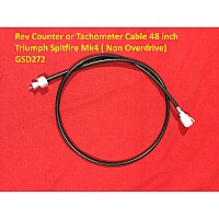 Rev Counter or Tachometer Cable 48 inch - Triumph Spitfire Mk4 ( Non Overdrive)   GSD272