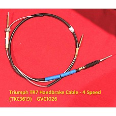 Triumph TR7 Handbrake Cable - 4 Speed & Automatic Transmission  (GVC1026)    TKC3619