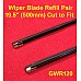 Wiper Blade Refill 6mm - Pair - 19.5" (500mm) long Cut to Fit - GWR120