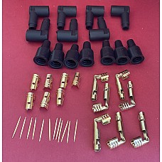 Terminal & Boot Pack for Spark Plug Leads  Coil & Distributor Cap on 6 Cylinder HT Leads.  IA_6_Cyl_terms