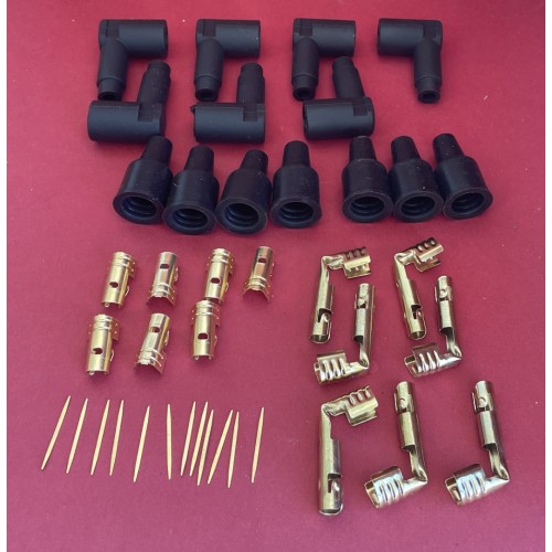 HT Ignition Lead Terminal & Boot Pack for Spark Plug Leads  Coil & Distributor Cap on 6 Cylinder IA_6_Cyl_terms