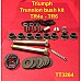 Triumph Front Trunnion Bush Kit - Triumph TR4a - TR6  (Dual Kit)  TT3264