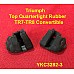 Triumph Top Quarterlight Rubber TR7-TR8 Convertible (pair) YKC3282-3