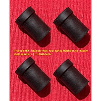 Triumph TR2 - Triumph TR4A  Rear Spring Shackle Bush -Rubber  (Sold as set of 4 )    112503-SetA