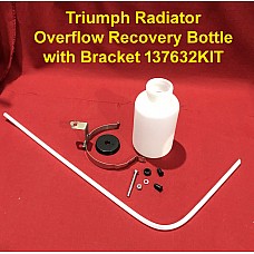 Triumph Radiator Overflow Recovery Bottle with Bracket   137632KIT