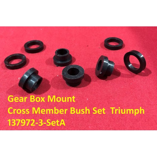 Gear Box Mount Cross Member Bush Set  Triumph Stag Triumph 2000 - 2.5  (Sold as a Set of Four ) 137972-3-SetA