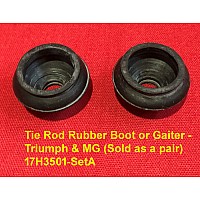 Tie Rod Rubber Boot or Gaiter - Triumph & MG (Sold as a pair) 17H3501-SetA