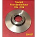 Triumph Front Brake Rotor Brake Disc TR4 - TR4a TR250 TR5 TR6  209327