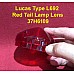 Lucas Type L692  Red Tail Lamp Lens.    37H6109